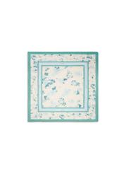 Women's scarf with blue flowers SZADT-0191-7B(W26)