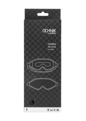 Black eye mask AW-017-0001-99(W25), view of the product packaging on a white background.
