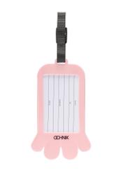 Luggage tag AW-012-0004-31(W25), product back view on white background.