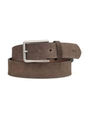Men's brown suede belt PASMS-0275-1I(W26)