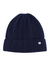 Navy blue women's hat CZADT-0170-7E(Z26), front product view on white background.