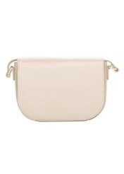 Beige small shoulder bag TOREC-1244-1B(Z26), back view of the product on a white background.
