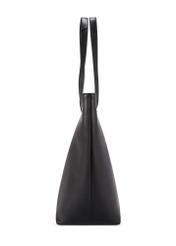 Large leather women's shopper handbag TORES-1258-99(W26) - side view of the product, on a white background.