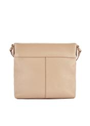 Beige leather women's shoulder bag TORES-0896D-81(Z25)