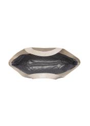 Large quilted leather women's handbag TORES-1306-0B(W26), product view inside on white background.