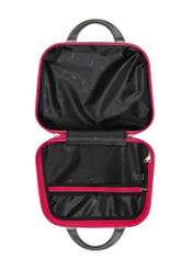 Travel cosmetic bag WALAB-0040-5E-14(W26), product view inside on white background.