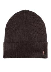 Dark brown men's cap CZAMT-0084-1I(Z26), front product view on white background.