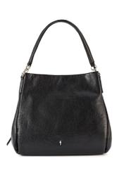 Black leather women's shopper bag TORES-0636D-99(Z25)