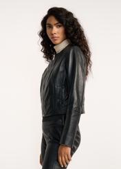 Women's leather transitional jacket KURDS-0293-1110(Z22)-04