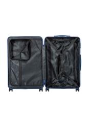 Large suitcase on wheels WALPC-0015-7D-28(W26), product view inside on white background.