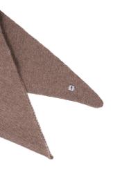 Women's cashmere scarf SZADT-0226-1K(Z26) - close-up detail, on white background.