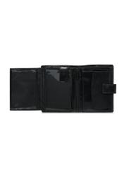 Black lacquered leather men's wallet PORMS-0552-99(W24)-05