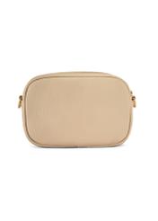 Small beige women's handbag TOREC-1174-1B(W26), product view from the back on a white background.