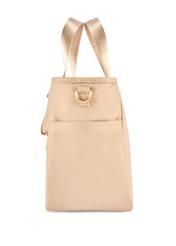 Beige lunchbox bag TOREN-0346-1A(W26) - side view of the product, on a white background.