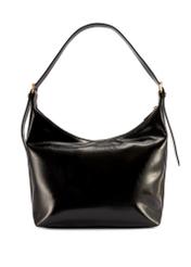 Black women's shoulder bag TOREC-1166-9F(W26), product view from the back on a white background.