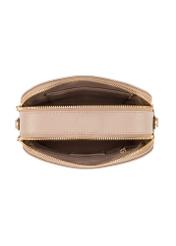 Small beige women's handbag TOREC-0036E-81(Z25), product view inside on white background.