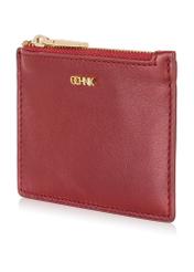 Women's small red leather wallet PORES-0865-40(Z23)-02