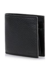 Unbuttoned black leather men's wallet with RFID PORMS-006RFID-99(W24)-03