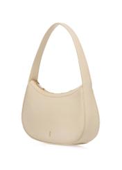 Light yellow leather handbag TORES-1288-2A(W26), diagonal product view on white background.