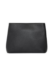 Black women's imitation leather handbag TOREC-1261-9I(Z26), product view from the back on a white background.