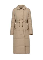 Women's autumn coat with belt KURDT-0385-81(Z22)-05