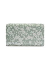 Sage women's wallet with logo POREC-0362-8P(W26) - product view from the back, on a white background.