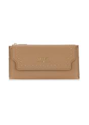 Large beige ladies wallet with rhinestones POREC-0378-82(W24)-01