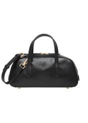 Small women's handbag in black TOREC-1382-99(Z26), front product view on white background.