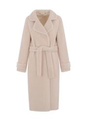 Women's wool coat with belt FUTDT-0022-16(Z22)-04