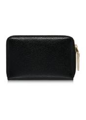 Black medium leather women's wallet PORES-0931-99(Z24)