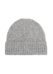 Gray women's wool hat CZADT-0210-82(Z25), back view of the product on a white background.