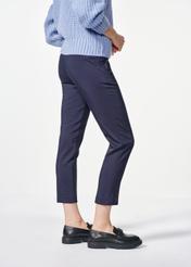 Navy blue women's trousers with a crease SPODT-0095-69(Z24) pic. 3