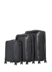 Set of 19'/24'/28' wheeled suitcases WALPC-0014-99(W26), diagonal view of the products on a white background.