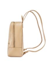 Beige leather women's backpack TORES-0898E-1B(W26)