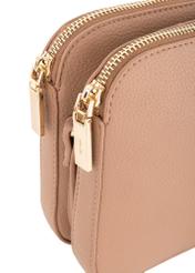 Beige women's handbag with strap TOREC-0522B-81(Z23)-06