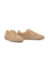 Light brown suede men's shoes BUTYM-0491-1K(W26), diagonal product view on white background.
