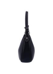 Black small women's hobo bag TOREC-1097-99(Z26), side product view on white background.