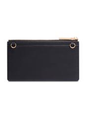 Black phone case bag TOREC-1349-99(Z26) - product view from the back, on a white background.