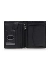 Men's leather wallet with embossing PORMS-0010A-99(W23)-03