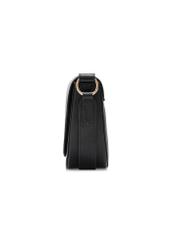 Black leather women's handbag TORES-0895D-99(Z25), side view of the product on a white background.
