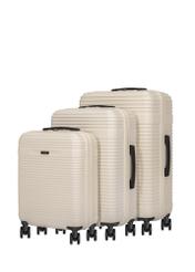 Set of 19'/24'/28' wheeled suitcases WALAB-0040-0C(W26), diagonal product view on white background.