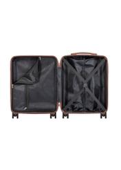 Small suitcase on wheels WALAB-0084-7D-19(W26), product view inside on white background.