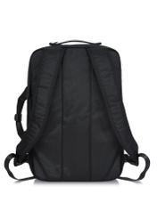 Black men's 2-in-1 backpack and travel bag TORMN-0310-99(W24)-04