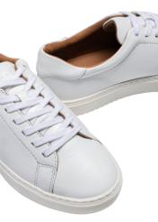 White leather sports shoes BUTYM-0503-11(W25)-07