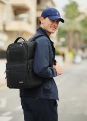 Black men's backpack TORMN-0406-99(W26)