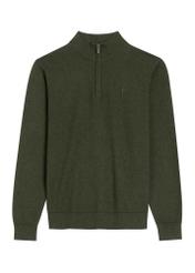 Green men's sweater SWEMT-0174-8B(Z26), front product view on white background.