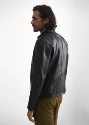Men's leather jacket KURMS-0264-5491(W22)-02