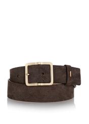 Women's brown leather belt PASDS-0279-89(Z23)-01
