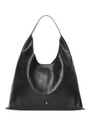 Black women's shopper shoulder bag TOREC-1385-99(Z26). Front view on a white background.