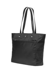 Large black shopper bag TOREN-0353-99(Z26), diagonal product view on white background.